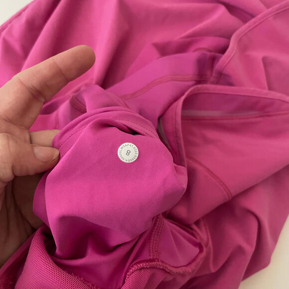 Lululemon Hotty Hot High-Rise Skirt | Sonic Pink | Size 8 | EUC - Picture 7 of 9